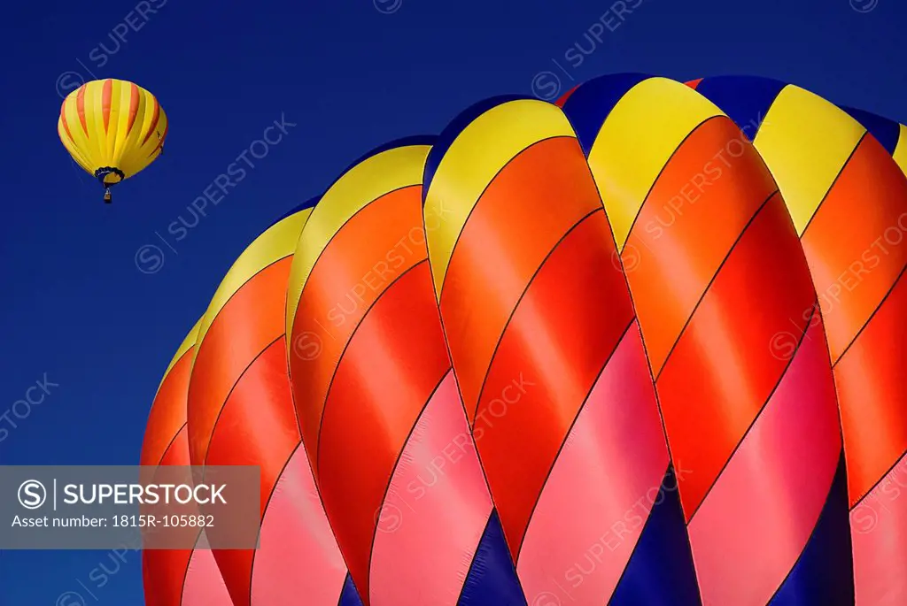USA, New Mexico, Albuquerque, Air balloons, close up