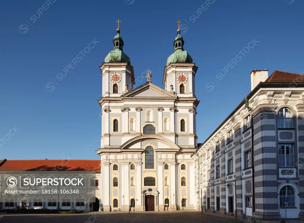 Germany, Bavaria, Upper Palatinate, Waldsassen, View of church