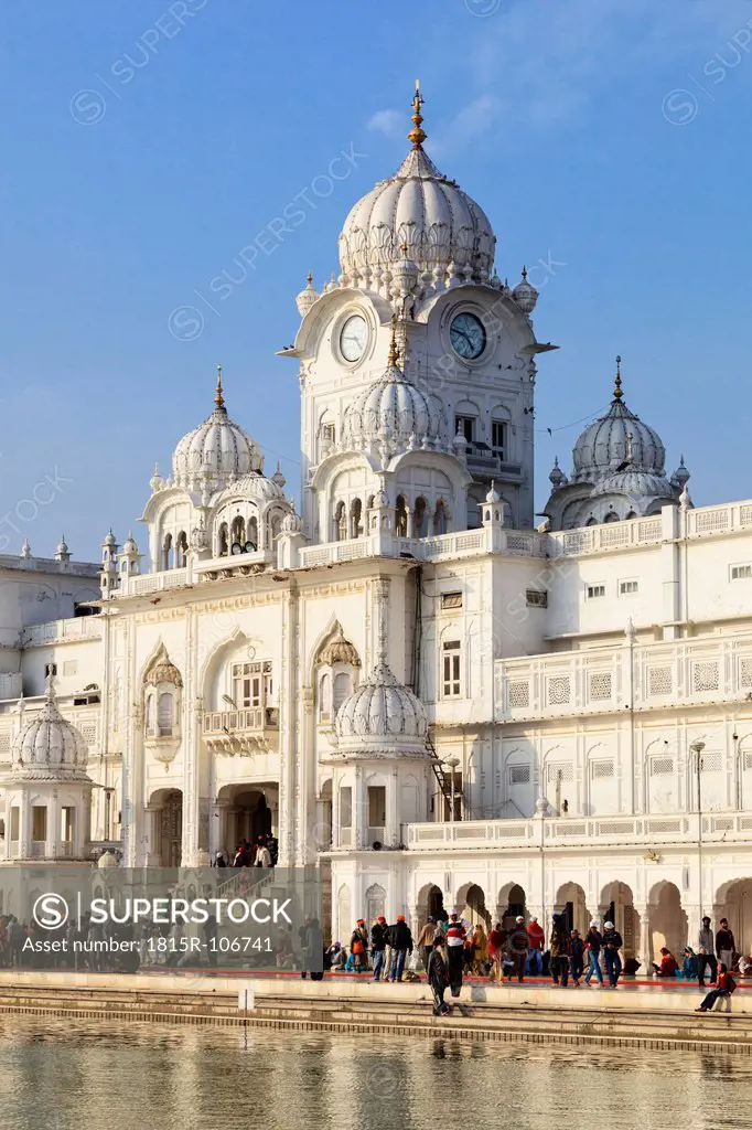 India, Punjab, Amritsar, View of Golden Temple