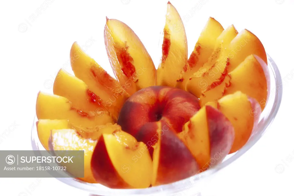 Sliced peach