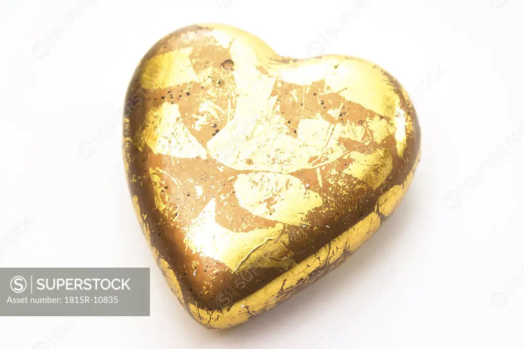 Golden heart, decoration