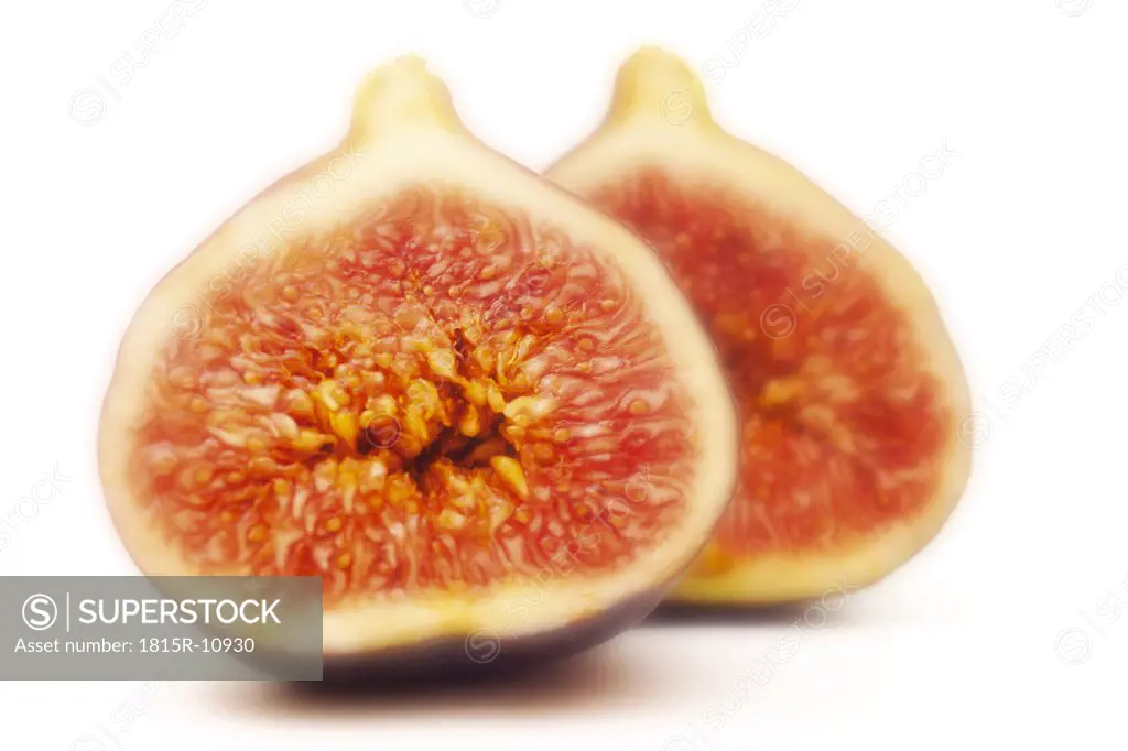 Sliced figs, close-up