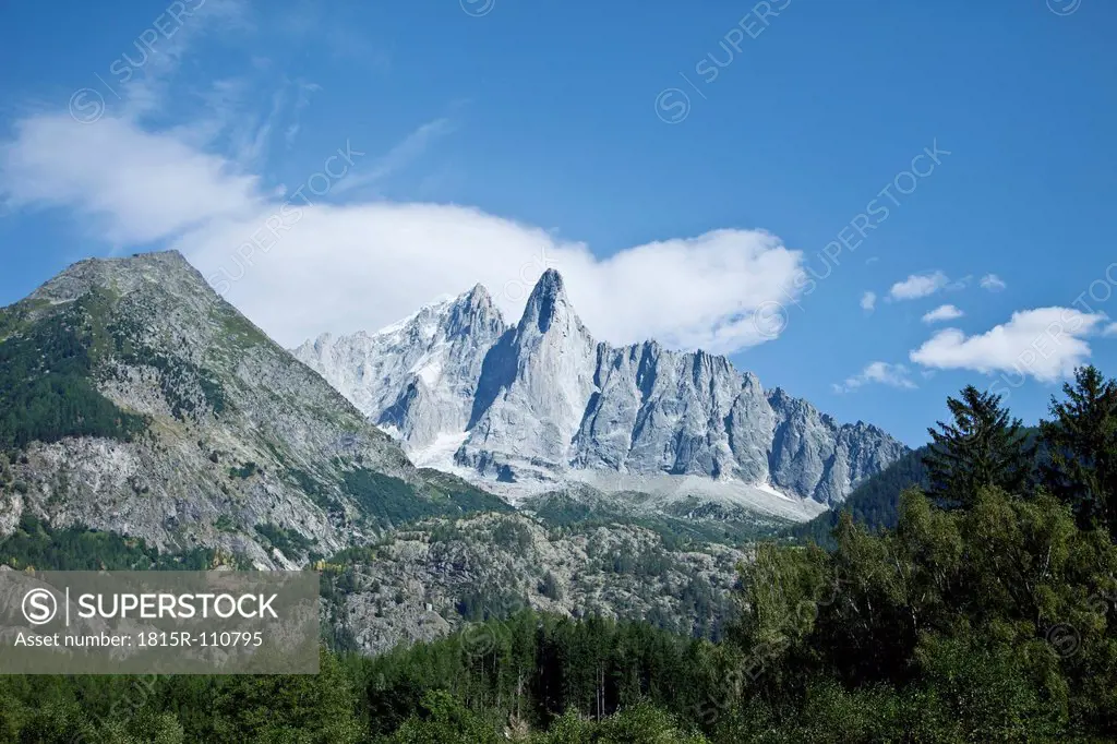 France, View of Mont Blanc