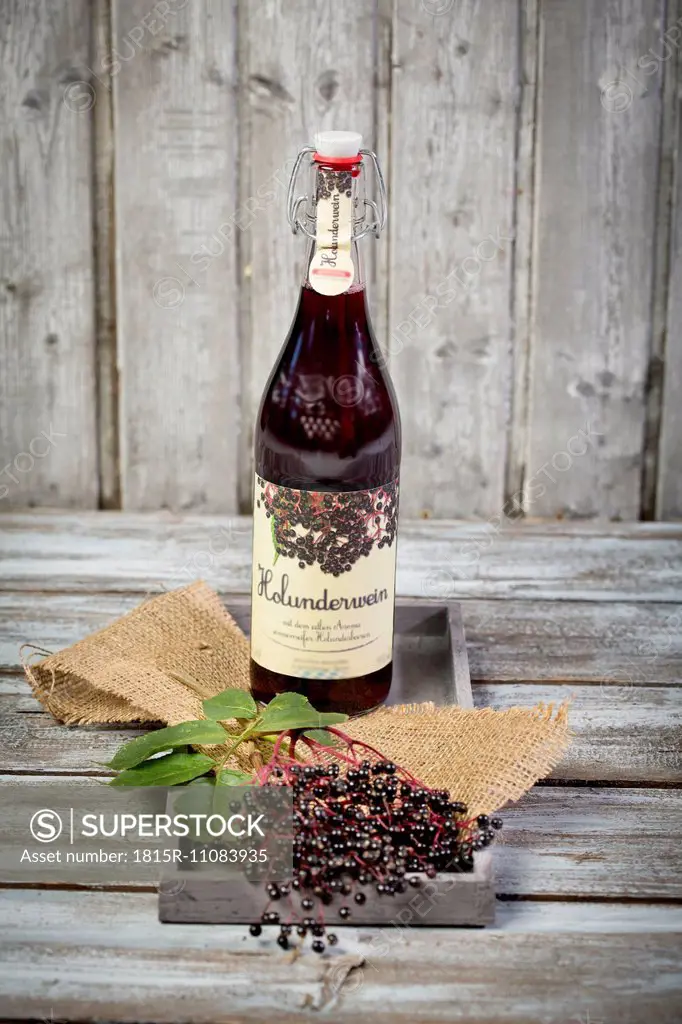 Elderberry wine and black elder