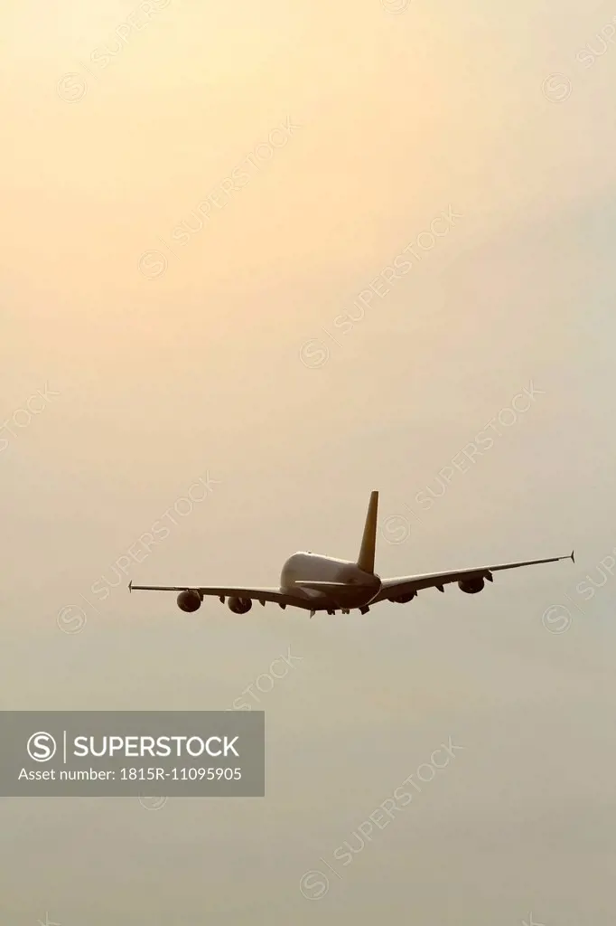 Germany, Airbus A380 mid air