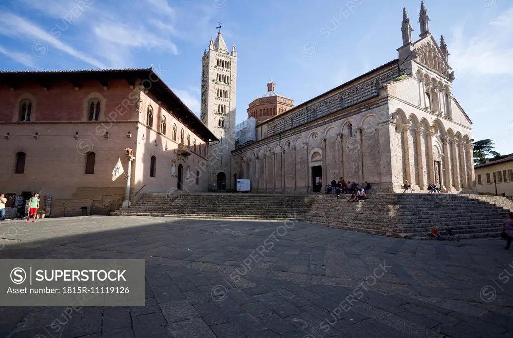 Italy, Tuscany, Massa Marittima, Old town, Massa Marittima Cathedral