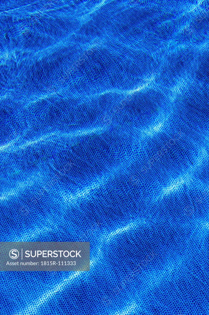 Austria, Linz, Waves on water of swimming pool