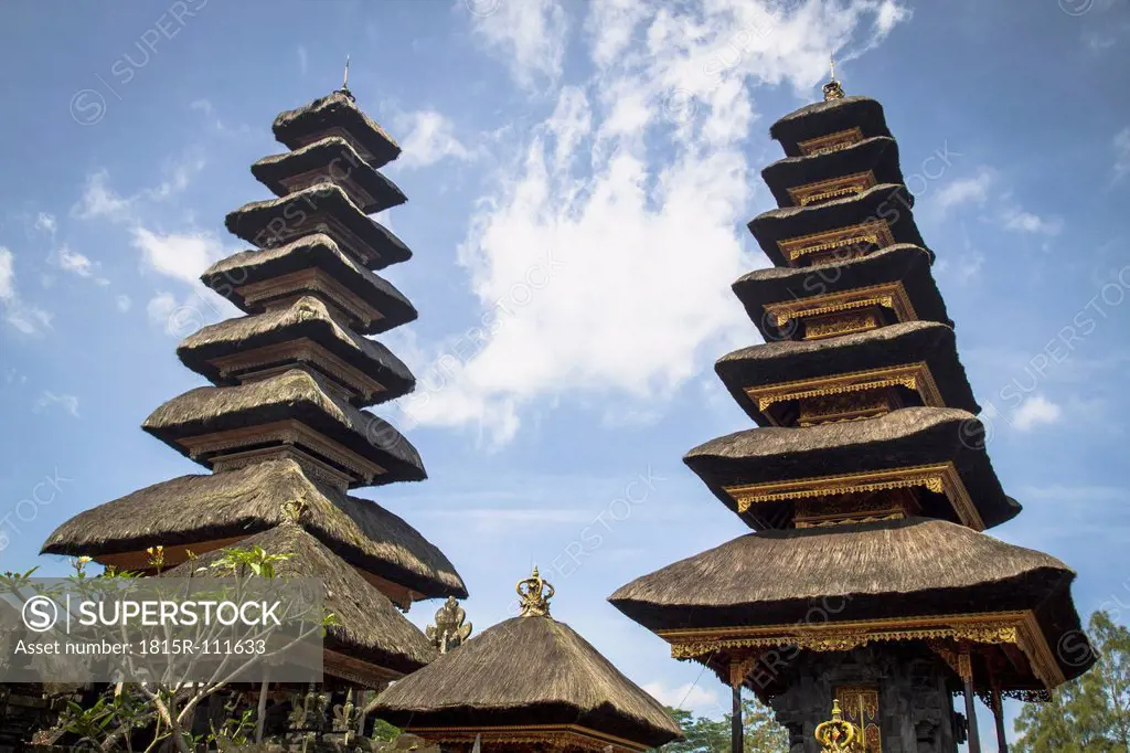 Indonesia, Bali, View of pagoda in Mother Temple of Besakih