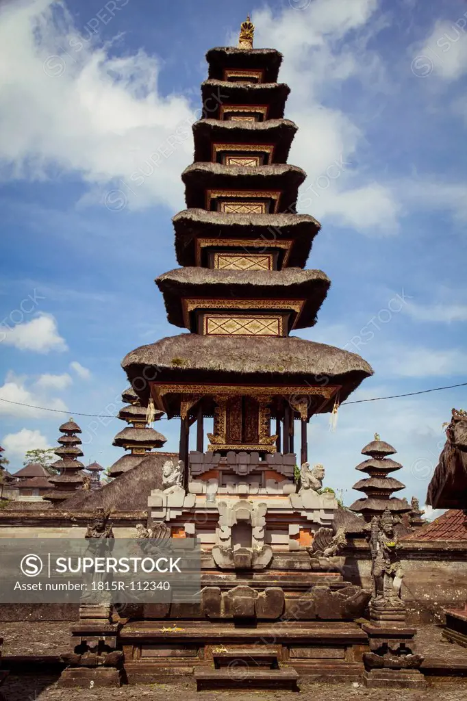 Indonesia, Bali, View of pagoda in Mother Temple of Besakih