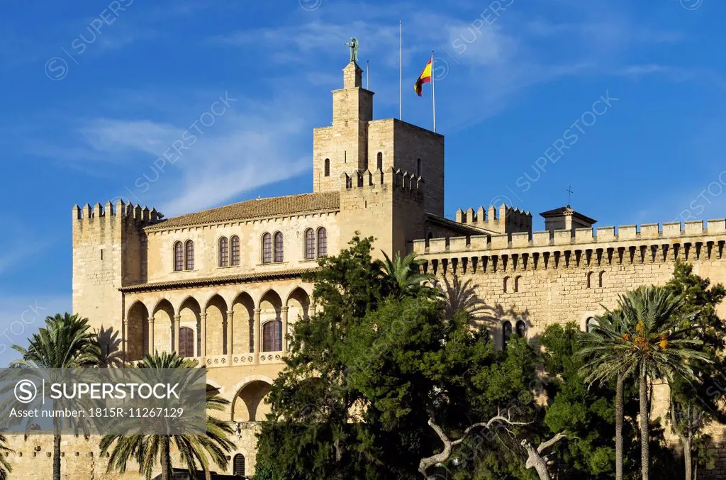 Spain, Majorca, Palma, Palau de Almudaina
