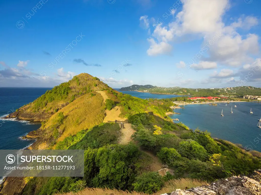 Caribbean, St. Lucia, Fort Rodney, Pigeon Island, Rodney Bay