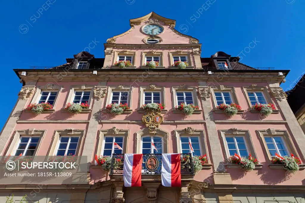 Germany, Baden Wuerttemberg, View of town hall at Schwabisch Gmund