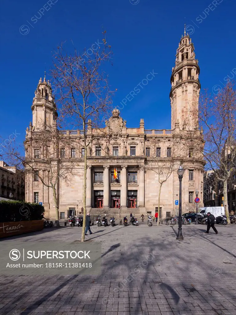 Spain, Catalonia, Barcelona, Post Office, Placa de Antoni Lopez
