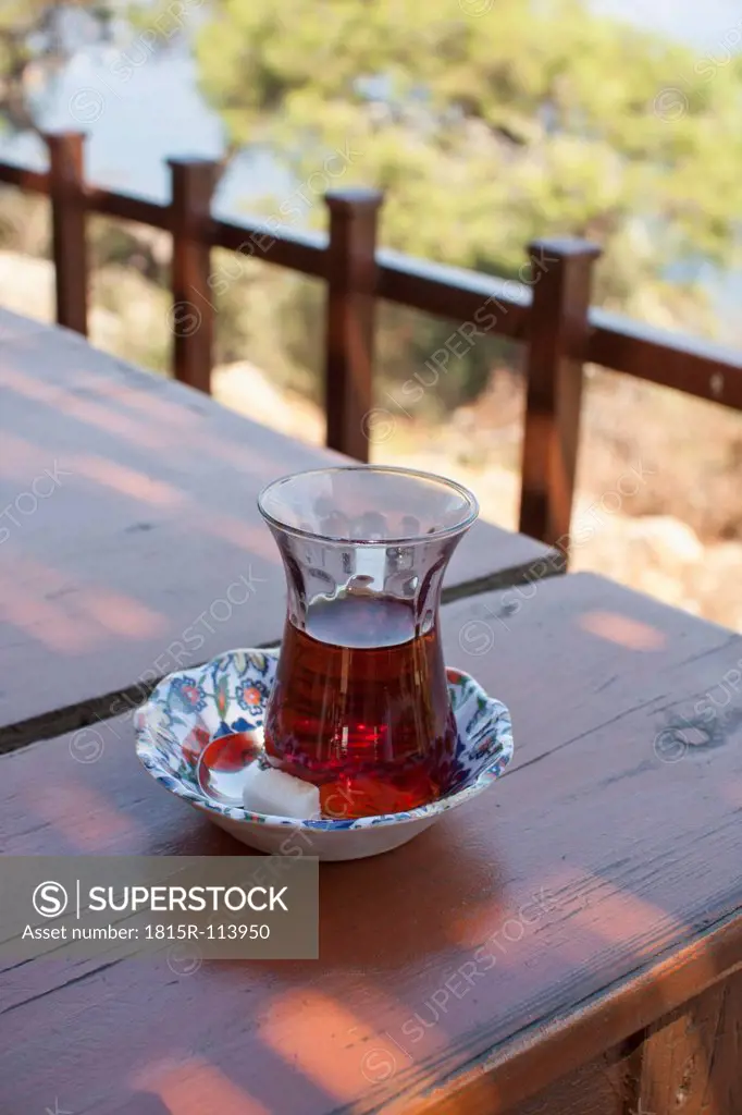 Turkish, Glass of turkish tea