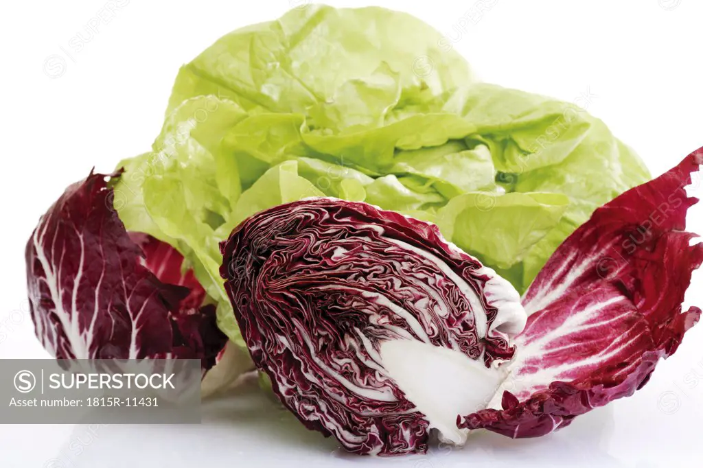 Raddichio and lettuce