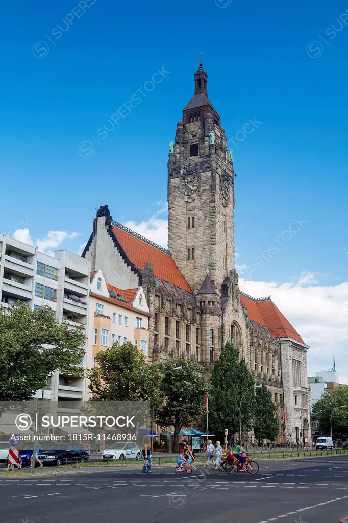 Germany, Berlin, Charlottenburg-Wilmerdorf, Charlottenburg Town Hall