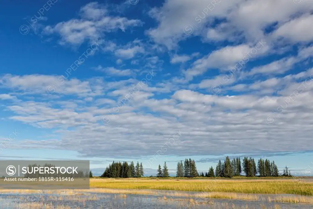 USA, Alaska, View of Lake Clark National Park and Preserve