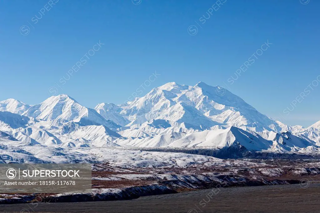 USA, Alaska, View from Eielson Visitor Center at Denali National Park