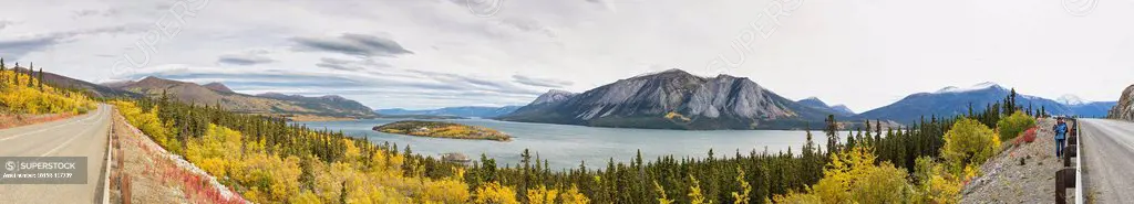 Canada, View of Tagish Lake