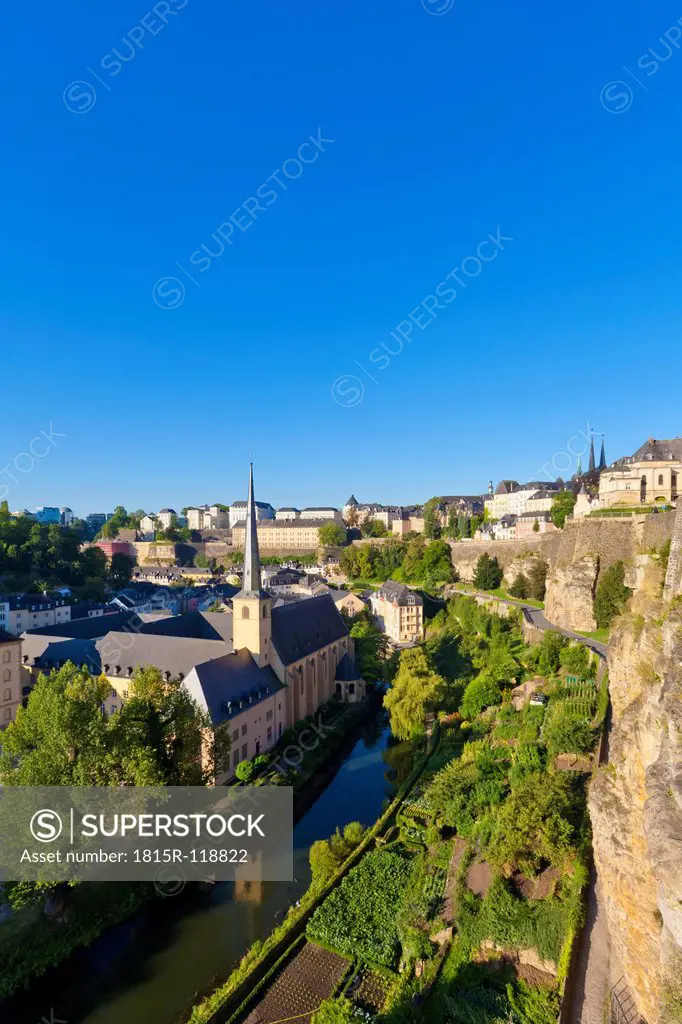 Luxembourg, View of Neumunster Abbey