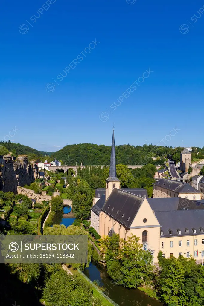 Luxembourg, View of Neumunster Abbey
