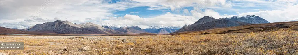 USA, Alaska, View of Brook Range at North America