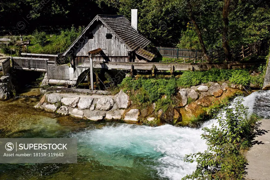 Austria, Upper Austria, View of Katzensteiner Mill