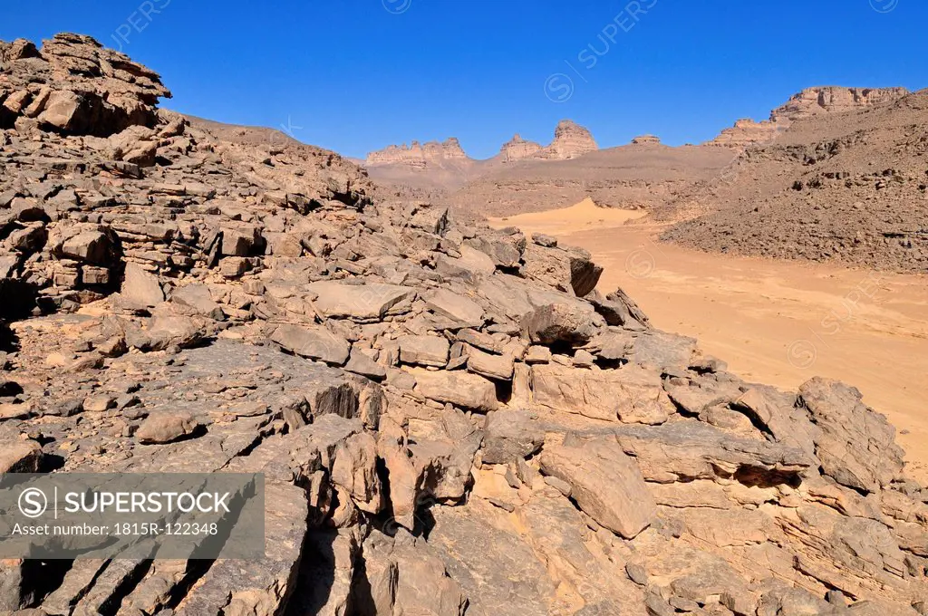 Algeria, Wadi In Djerane at Tassili n Ajjer National Park