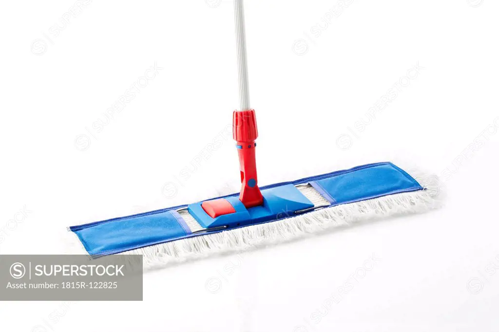 Mop on white background, close up