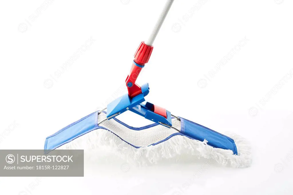 Mop on white background, close up