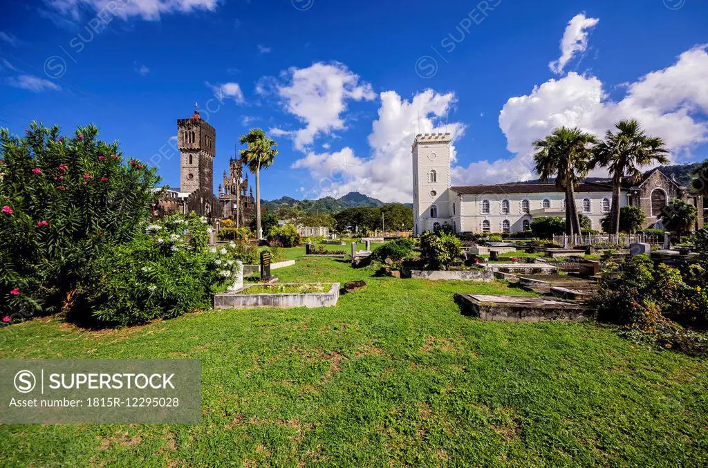 Caribbean, Grenadines, St. Vincent, St. George and St. Mary's cathedral