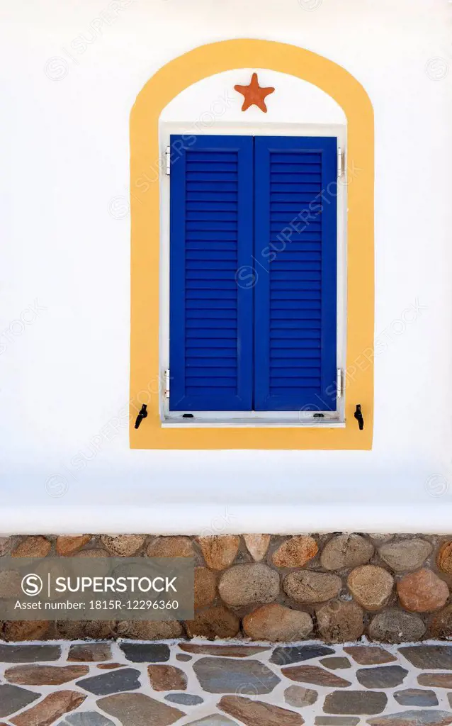 Greece, Elafonisos, window