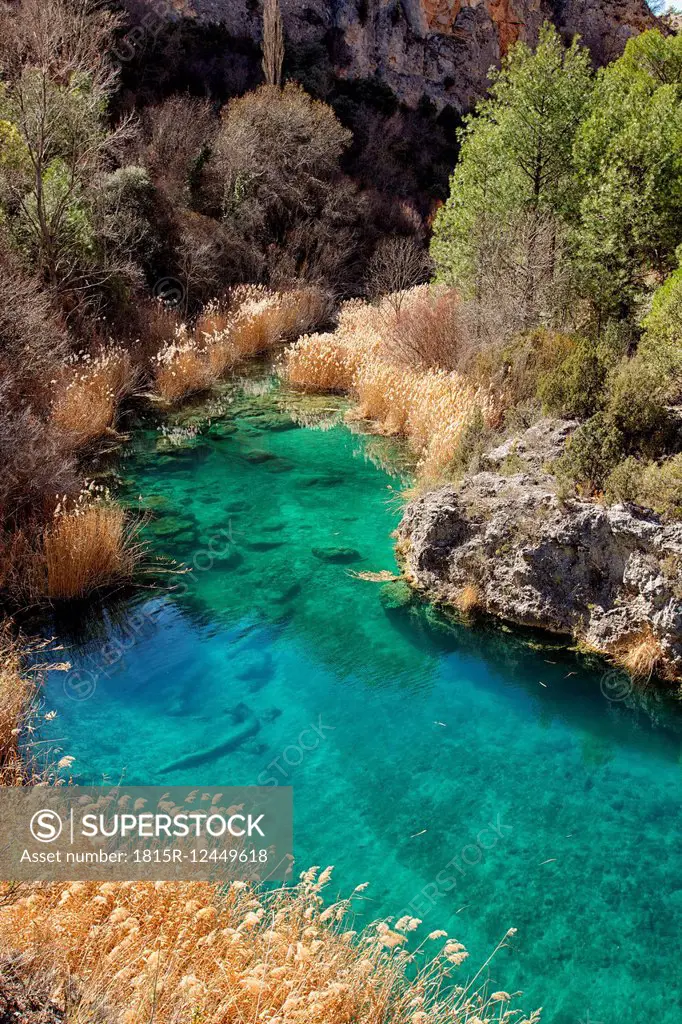 Spain, Water pool in Serrania de Cuenca Natural Park