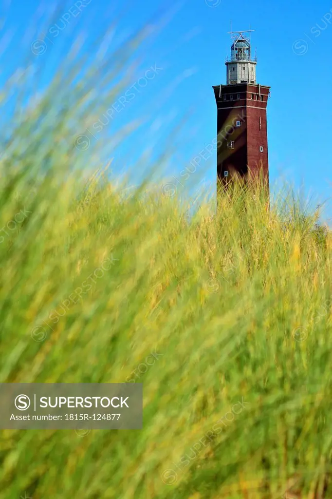 Netherlands, Ouddorp, View of lighthouse