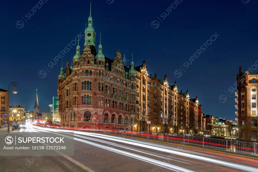 Germany, Hamburg, buildings in the old Warehouse District