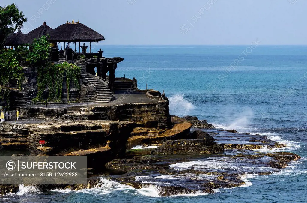 Indonesia, Bali, Ubud, View to Tanah Lot Temple