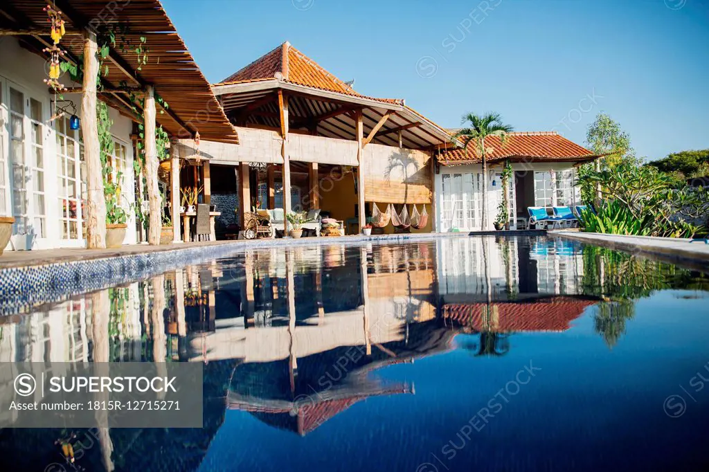 Indonesia, Bali, holiday villa in Joglo Style