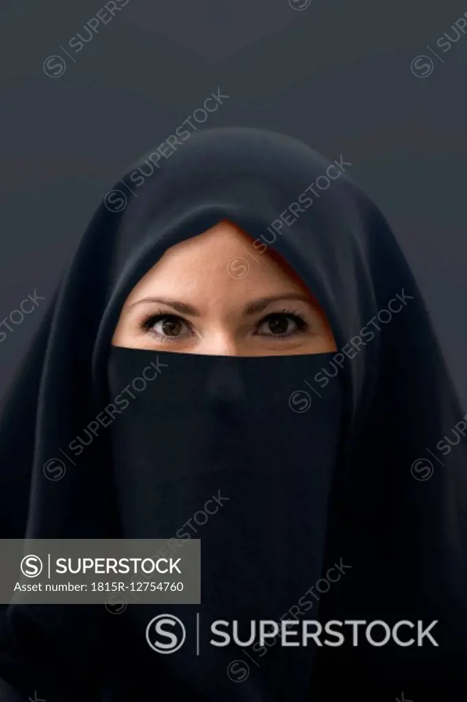 Muslim woman wearing hijab