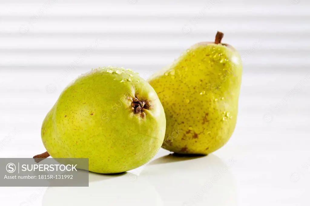 Fresh pears, close up