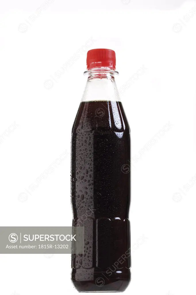 Bottle of brown liquid