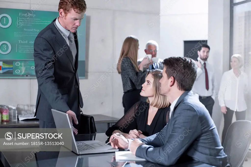 Business people in office meeting