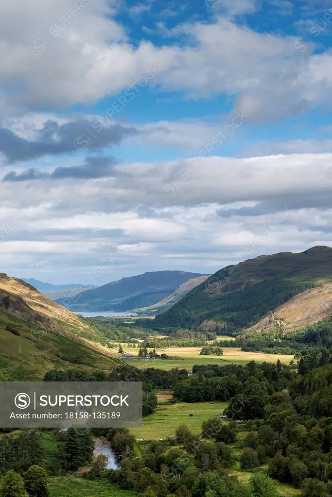 United Kingdom, Scotland, View of Loch Broom at Northwest Highlands