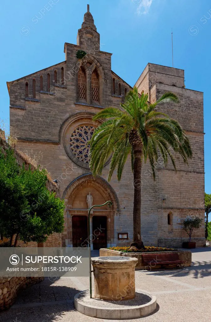 Spain, Mallorca, View of Church of St Jaume