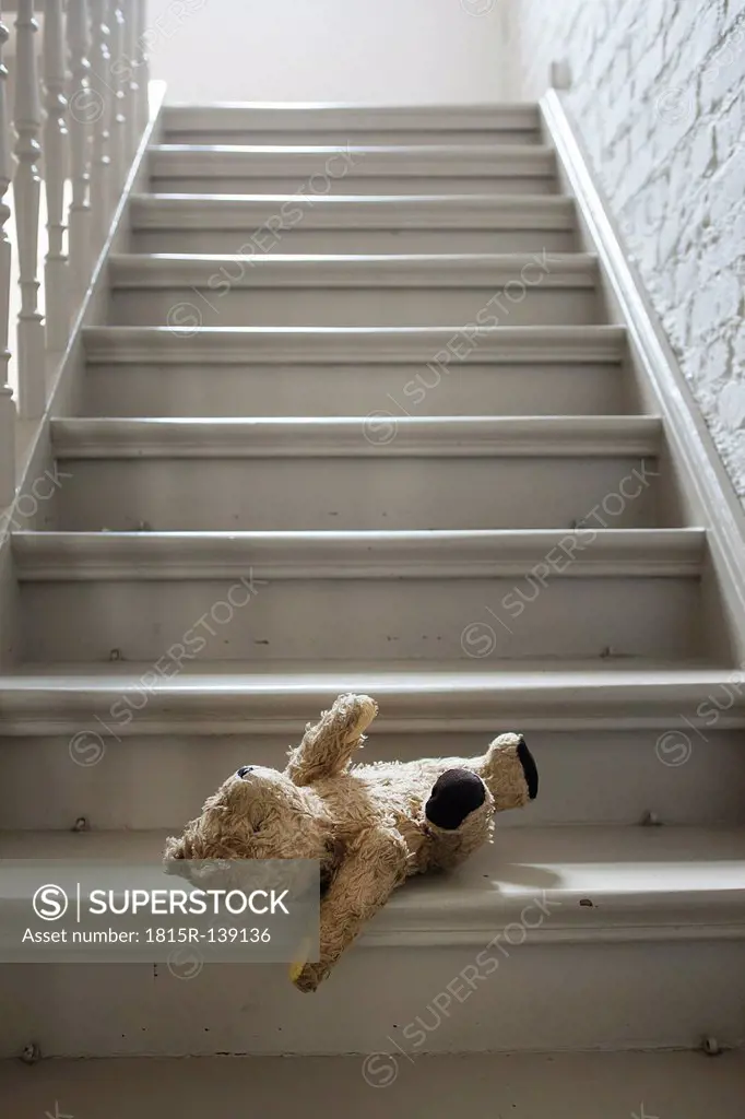 Teddybear on steps