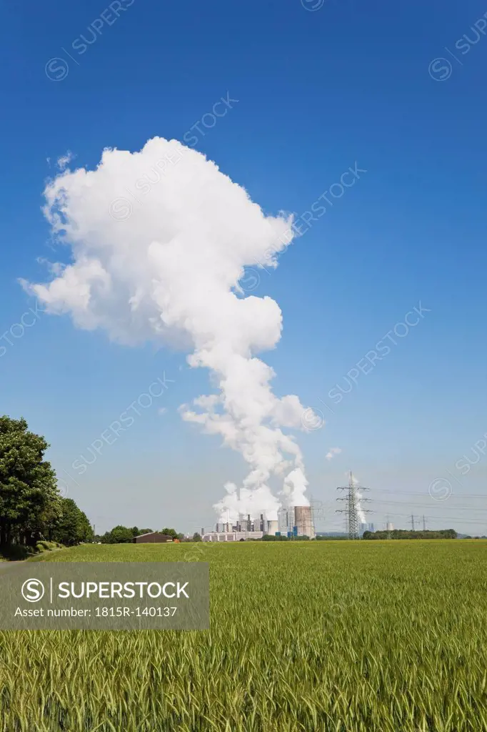 Germany, North Rhine Westphalia, View of Power plant