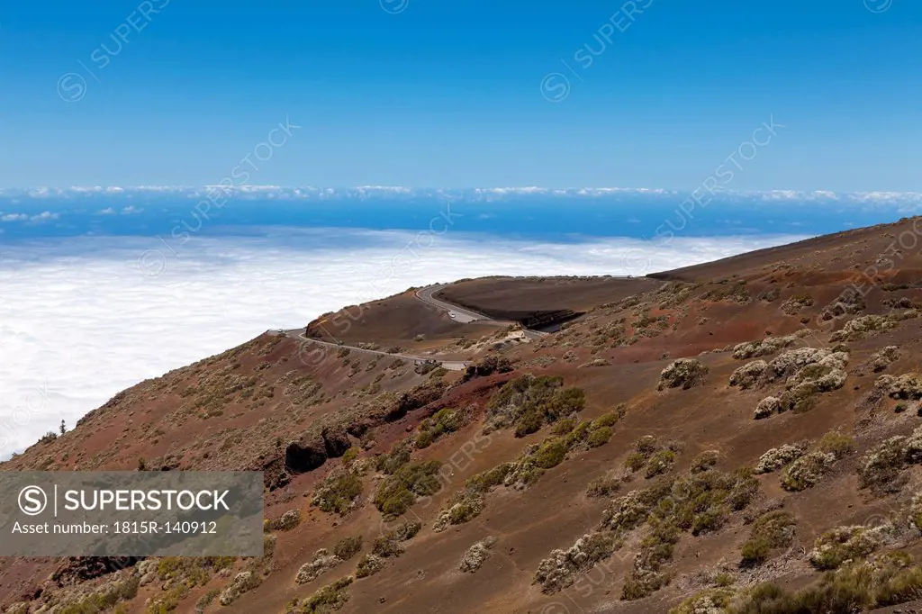 Spain, View of Teide National Park
