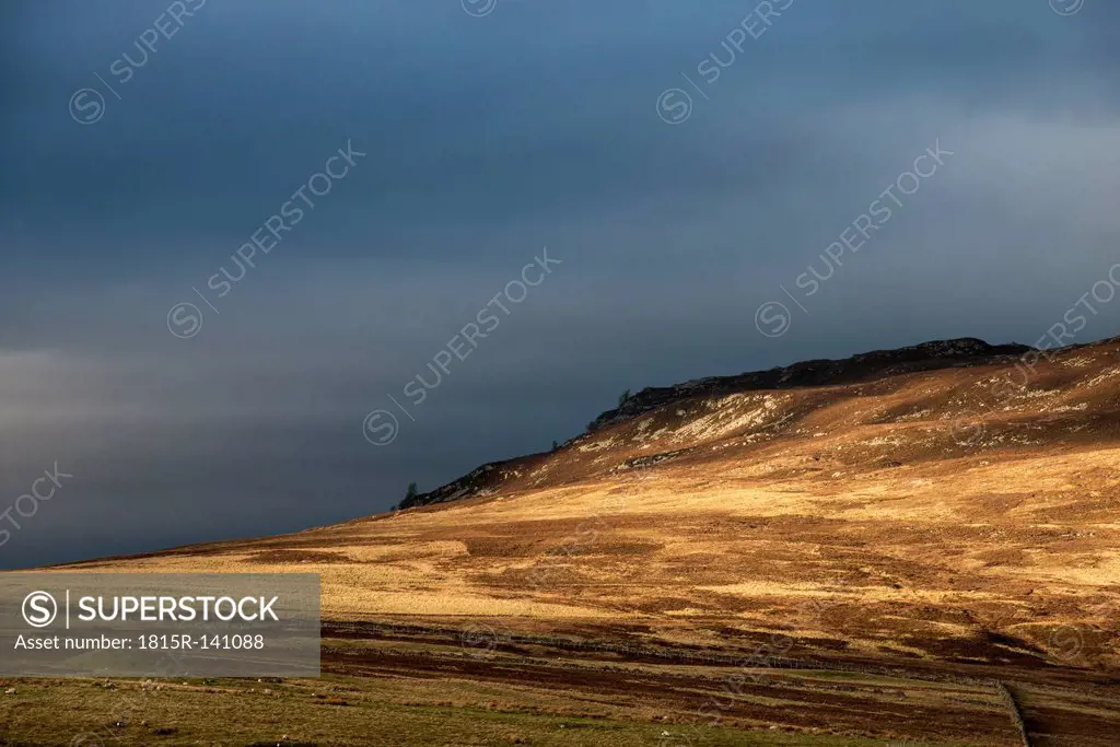 United Kingdom, Scotland, View of Cairngorms National Park