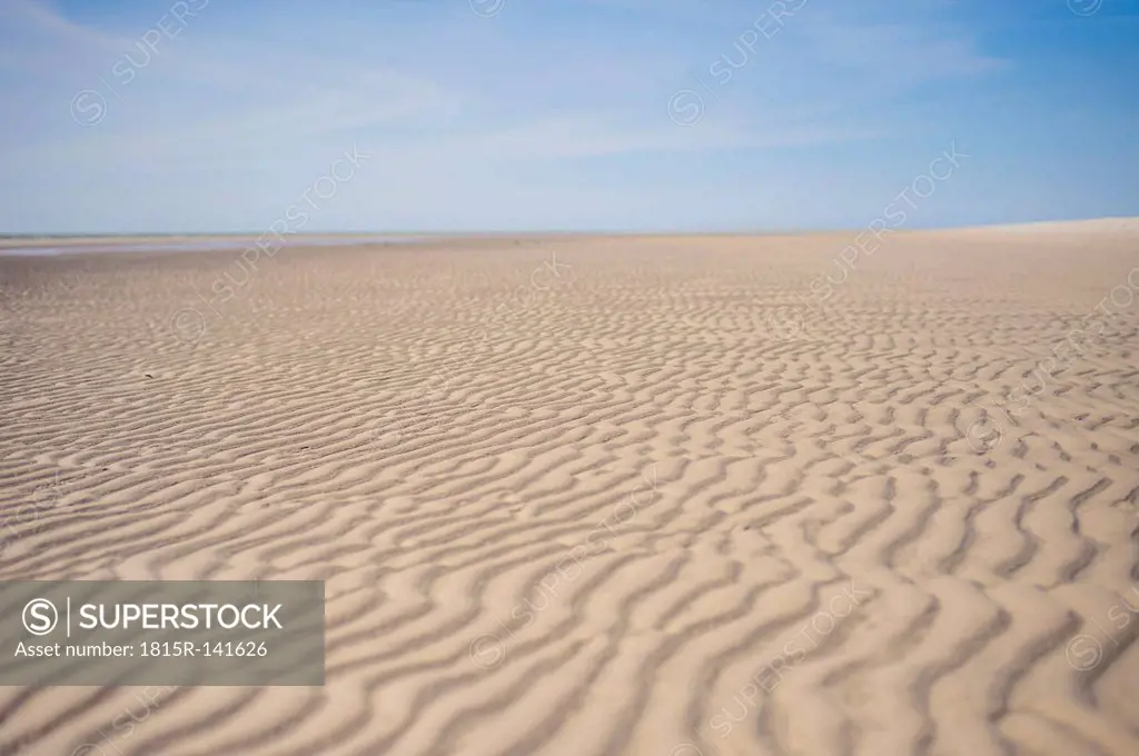 Denmark, Romo, Sand dunes at North Sea