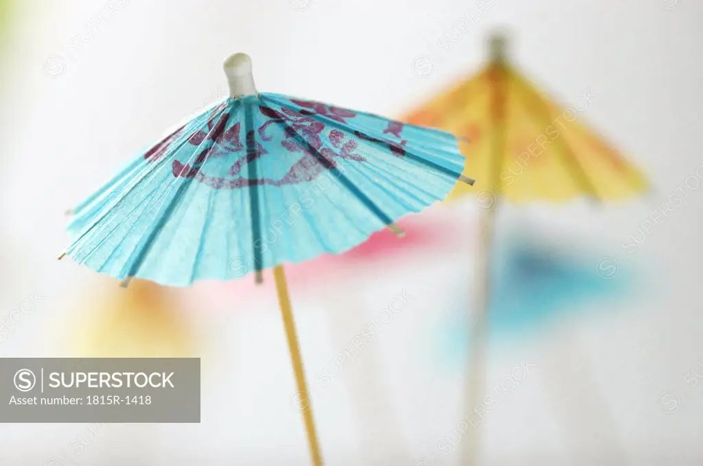 Cocktail umbrella, close-up