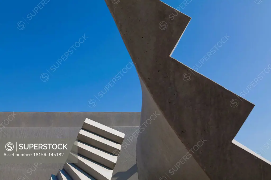 Germany, Baden Wuerttemberg, Concrete of stairs